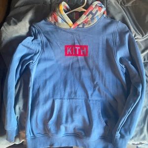 Kith kids box logo hoodie size 12 very good condition